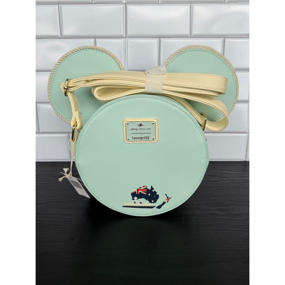 Loungefly Disney Cruise Line Mickey Friends Australia/New Zealand Crossbody NWT - Picture 3 of 5
